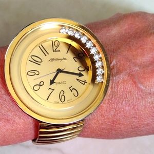 Afterthoughts,  stretch fit quartz, watch.